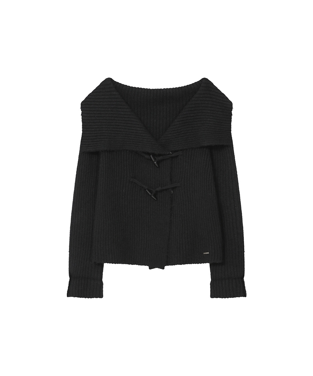미세키서울 Toggle knit cardigan BLACK 상품 이미지 2