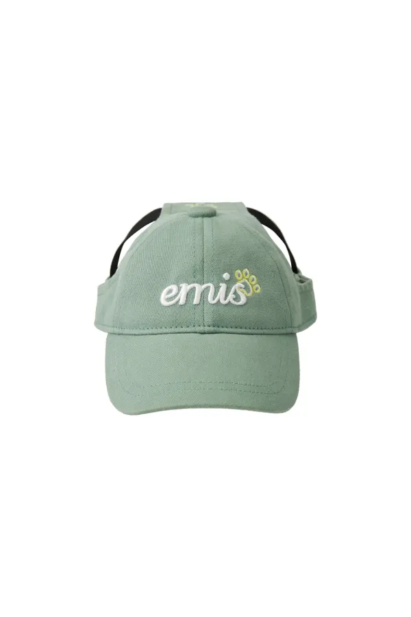 (PET) LETTERING LOGO BALL CAP-GREEN