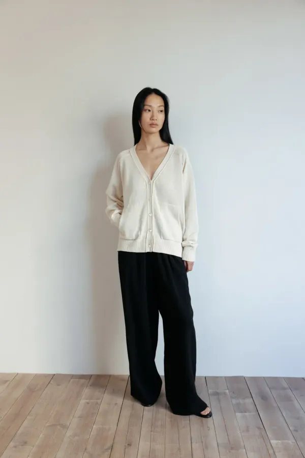 Wide Band Pants (Black)