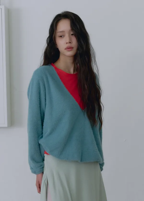 [10/12 예약배송] V-Neck Long Sleeve Top_3Color