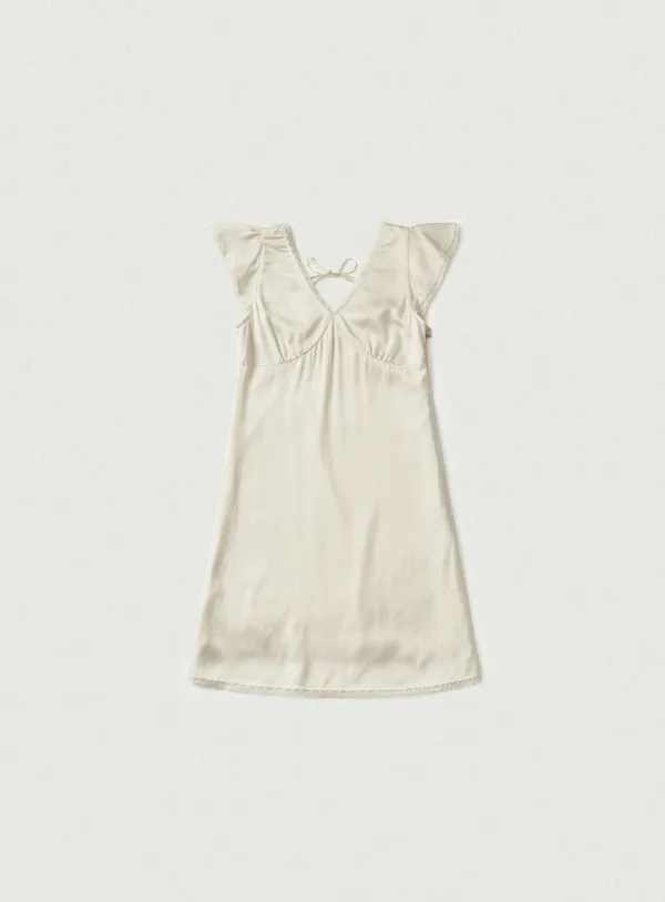 Havor Lace Satin Dress_Cream [11월 초 순차 배송]