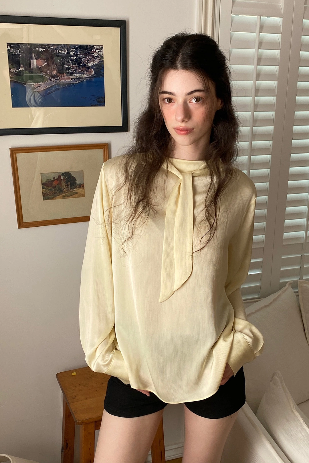 리리수 Summer Blouse / Lemon 상품 이미지 3