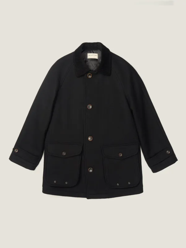 VERMONT HALF COAT [ Rich Black ]