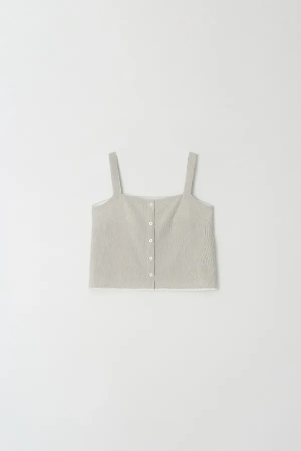 Pine Lace Button-up Top