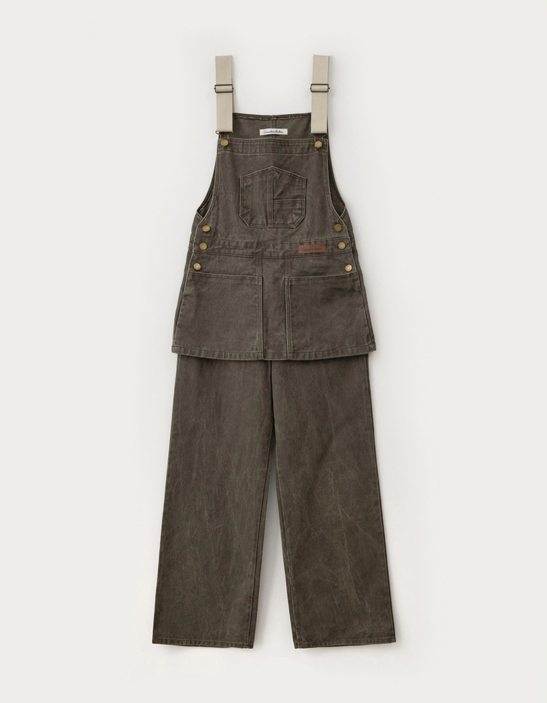 썸웨어버터 Vintage Combi Cotton Overall - Vintage Brown 상품 이미지 2