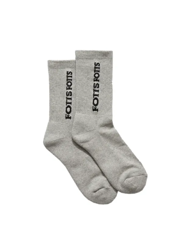 CREW SOCKS / GRAY 