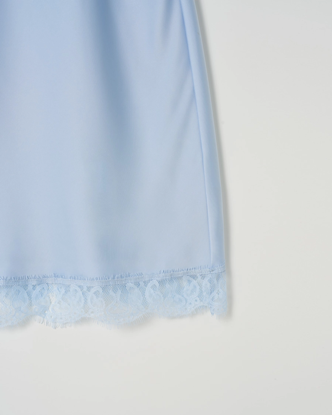 누아르나인 Lace Slip Skirt [DUSTY BLUE] 상품 이미지 3