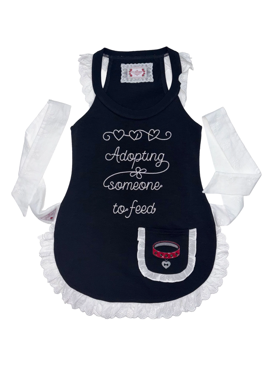 스컬프터 Apron Ruffle Tank Top Black 상품 이미지 1