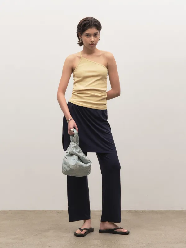 Banding skirtpants (네이비)