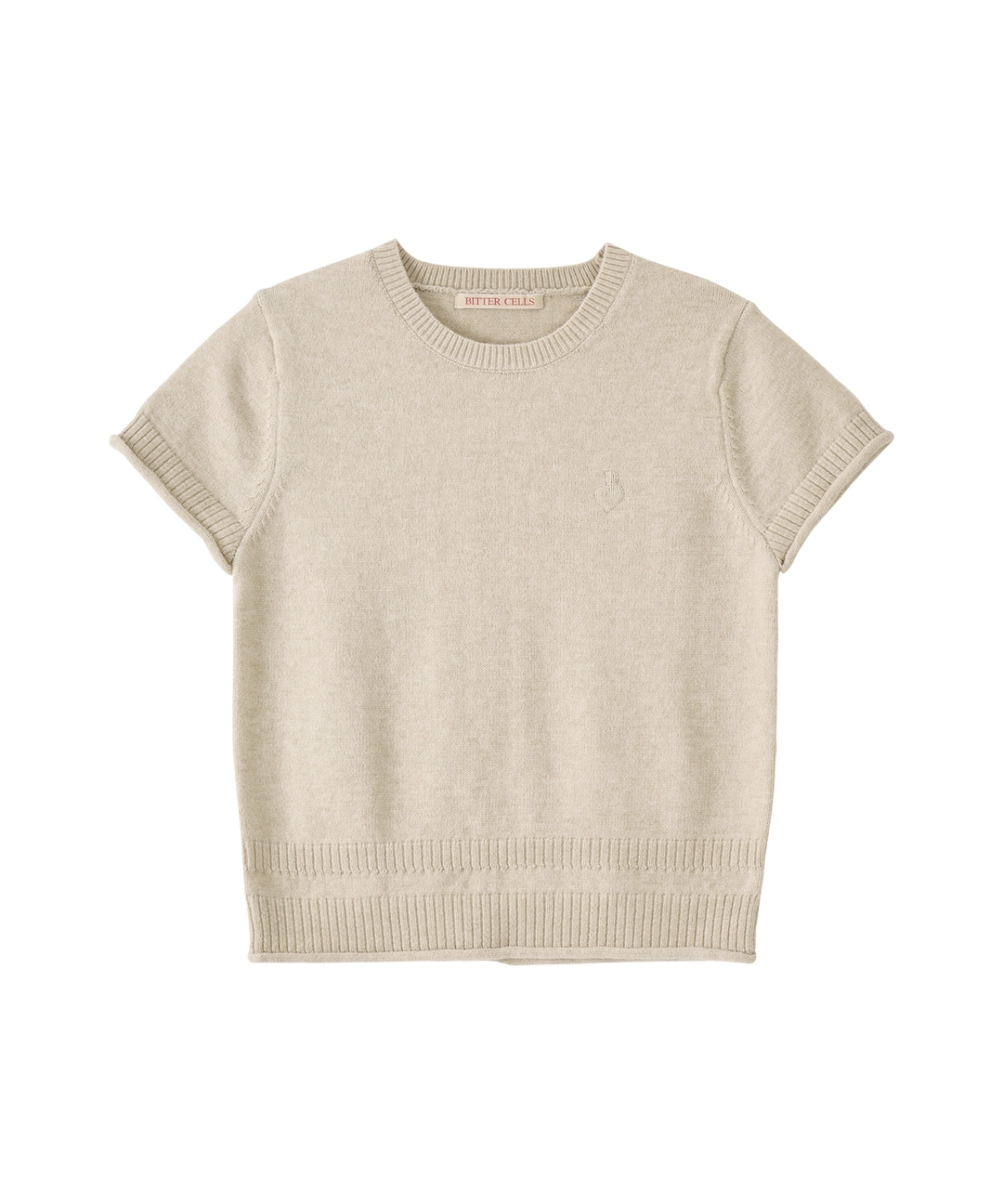 비터셀즈 Dein Half Knit-Beige 상품 이미지 1