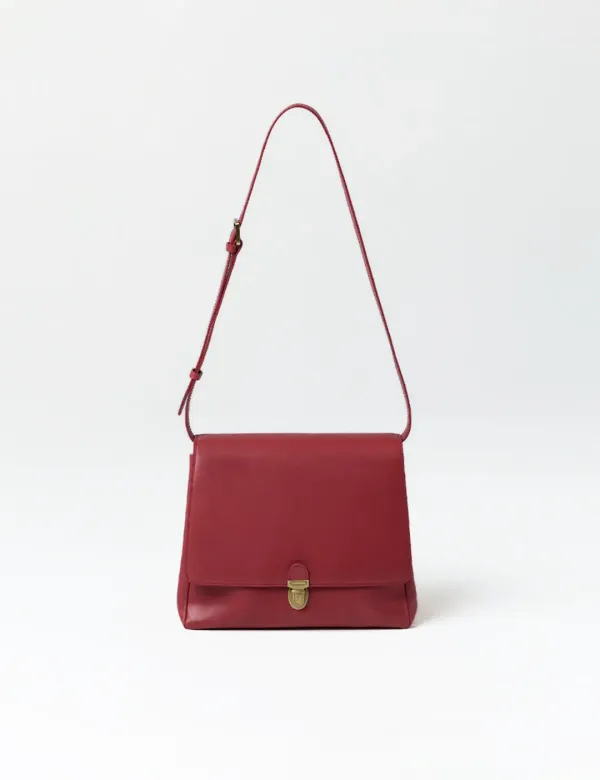 Vintage Buckle Bag (Red)