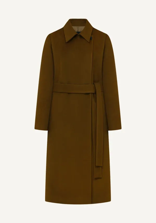 Anna Cashmere Coat (Choco)