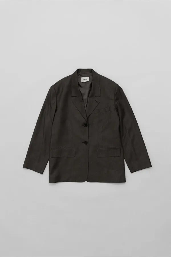 a single over jacket (dark brown)