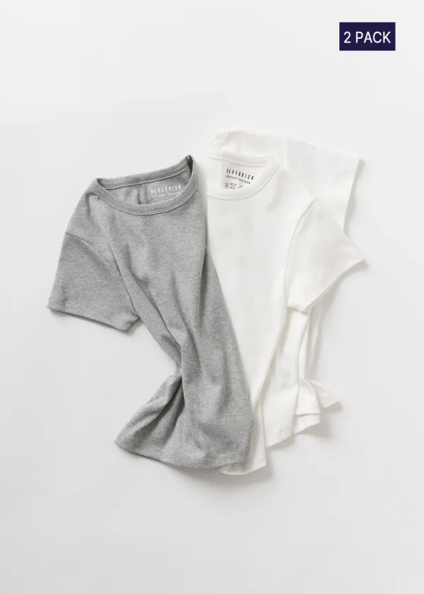 Base round t-shirt (2 pack)