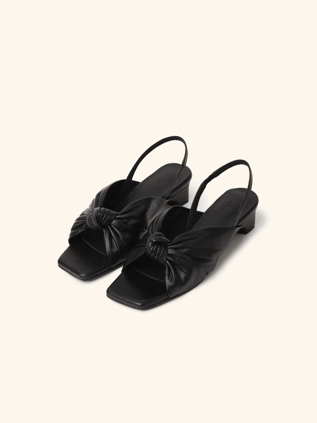 러브듀이 TWIST slingback / 블랙 상품 이미지 1