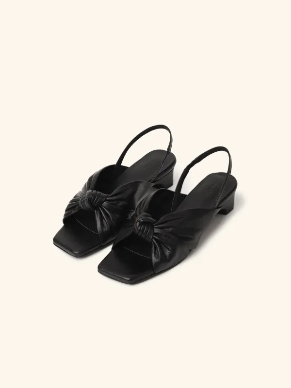 TWIST slingback / 블랙