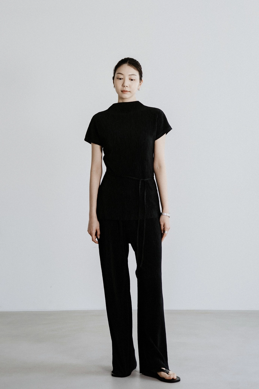 스앨더 41809_Bell pleated pants TW 상품 이미지 1
