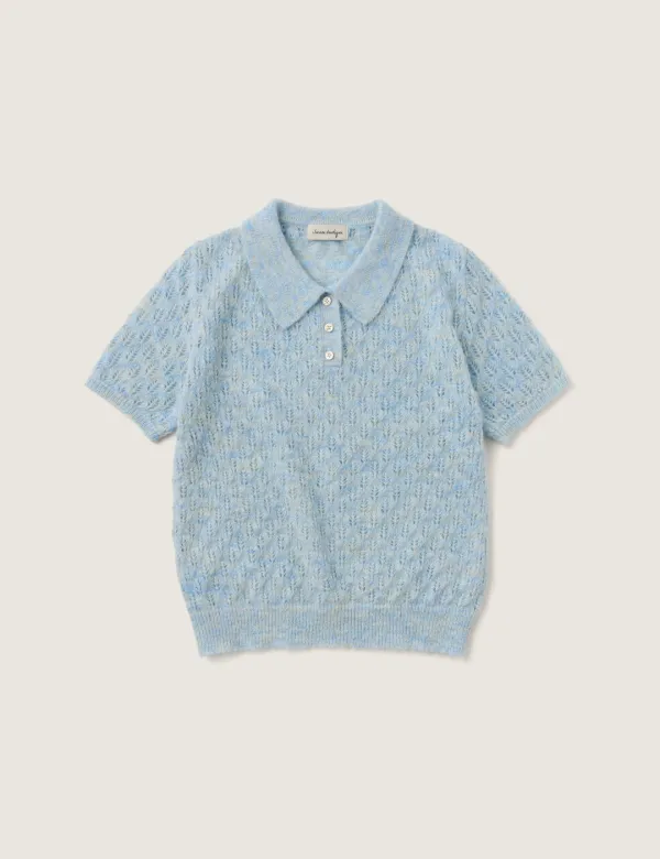 Casa Collar Knit (Blue)