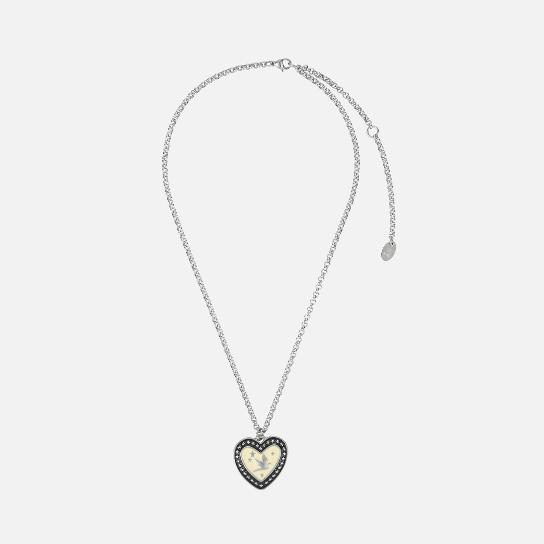 엔프프 free bird necklace-black 상품 이미지 2