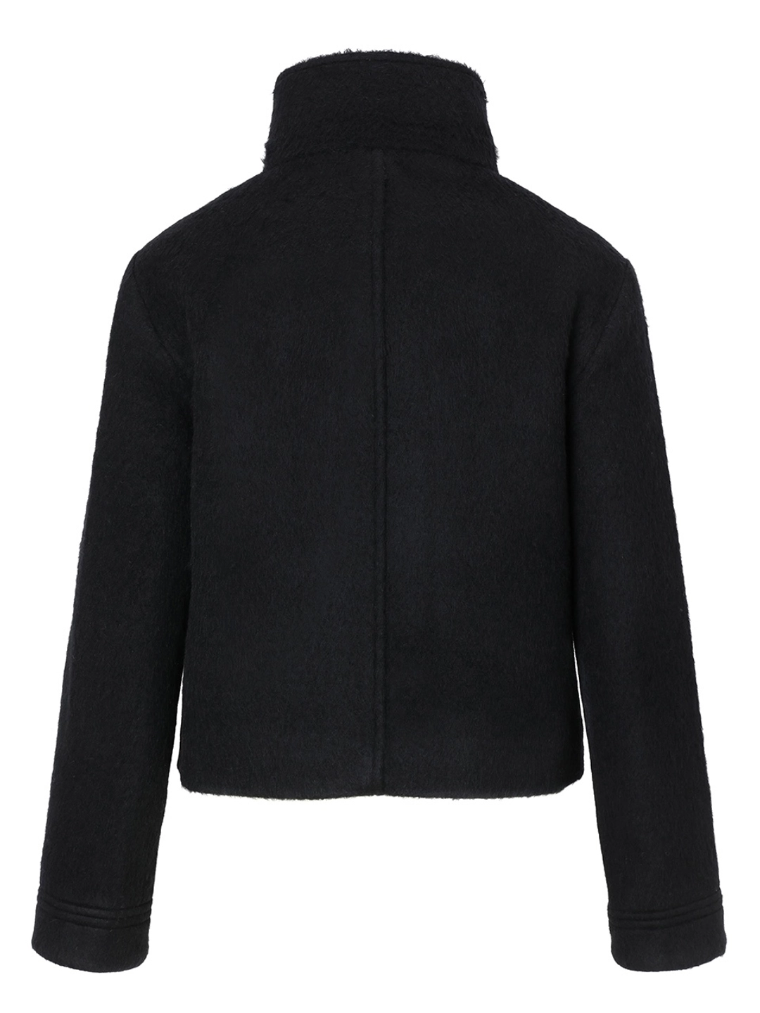 이네기 [2nd Reorder] Brushed Wool Short Coat (black) 상품 이미지 2