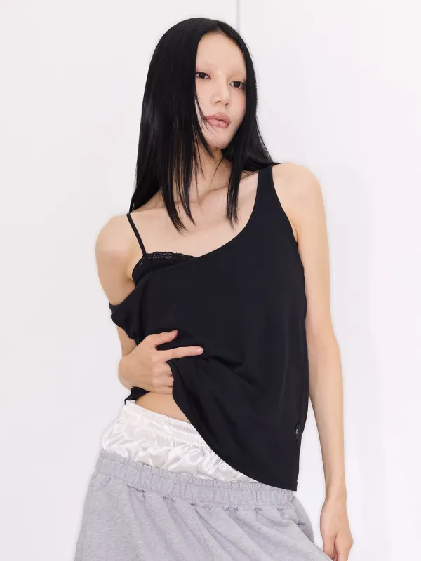 H LOOSE SLEEVELESS - BLACK