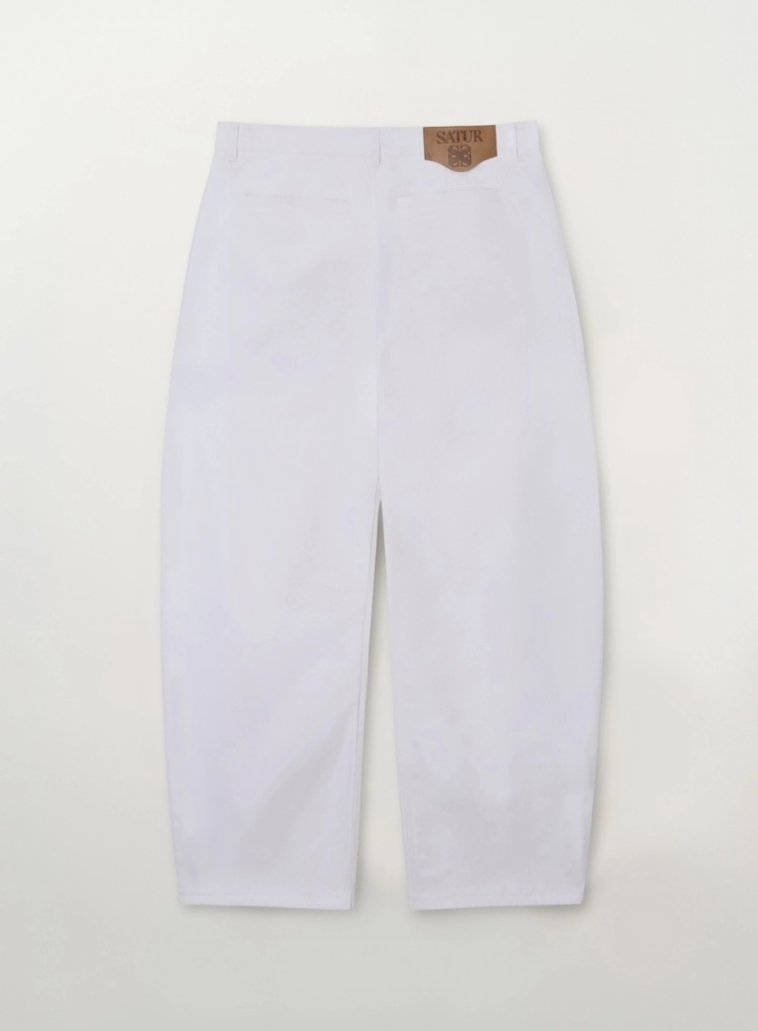 세터 [RIIZE\'s Pick] Cotton Curved Pants - White 상품 이미지 3