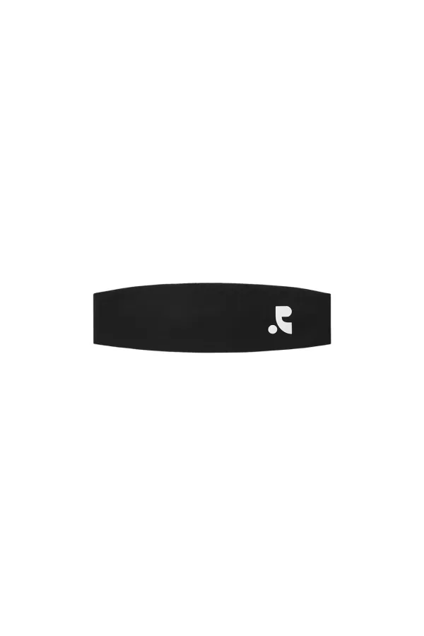 LOGO JERSEY HAIR BAND - BLACK