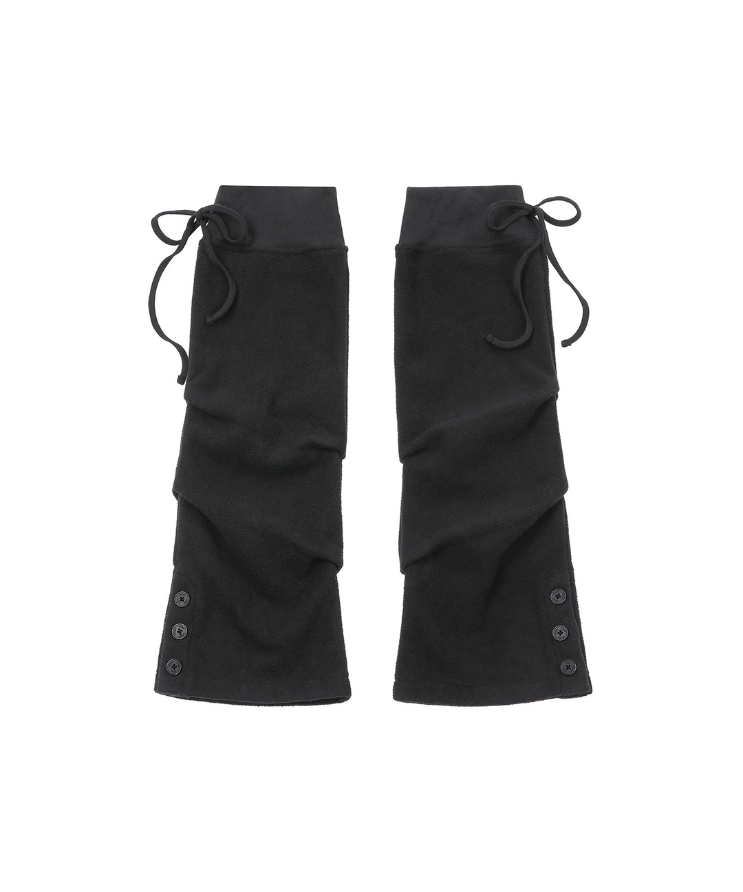 미세키서울 [10월 19일 발매] Button fleece leg warmer BLACK 상품 이미지 2