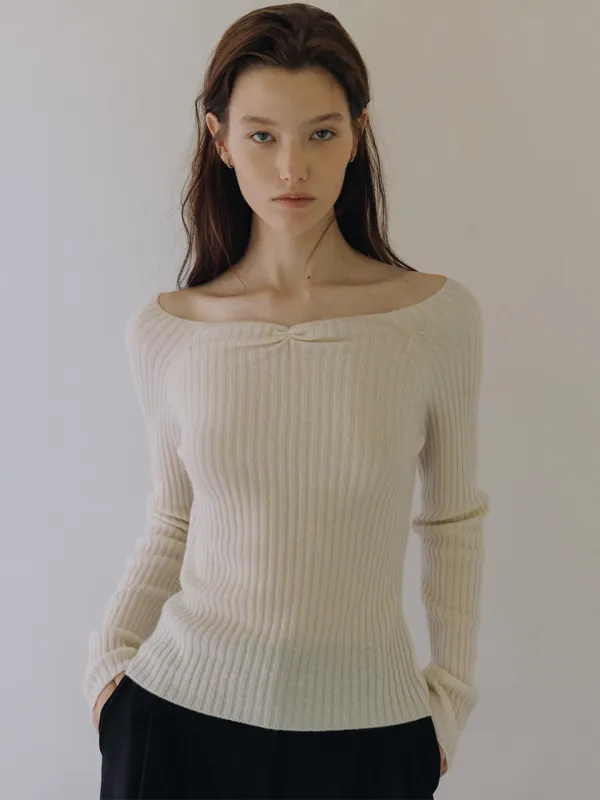 Rose Vine Wool Slim Knit_4Color
