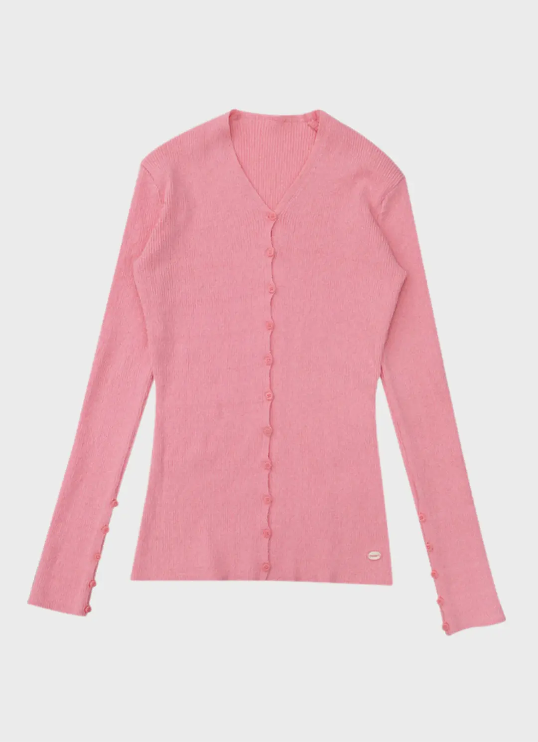 프레클 ribbed button knit cardigan 상품 이미지 3