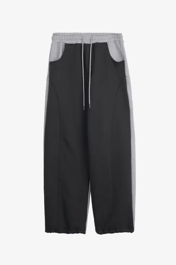 Reverse Banding Pants _ Charcoal