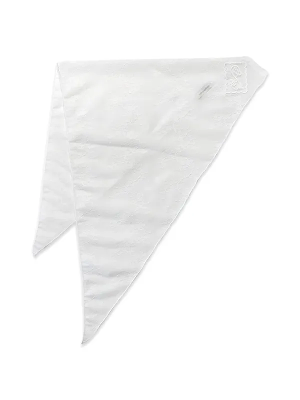 LACE LABEL BONNET (WHITE)
