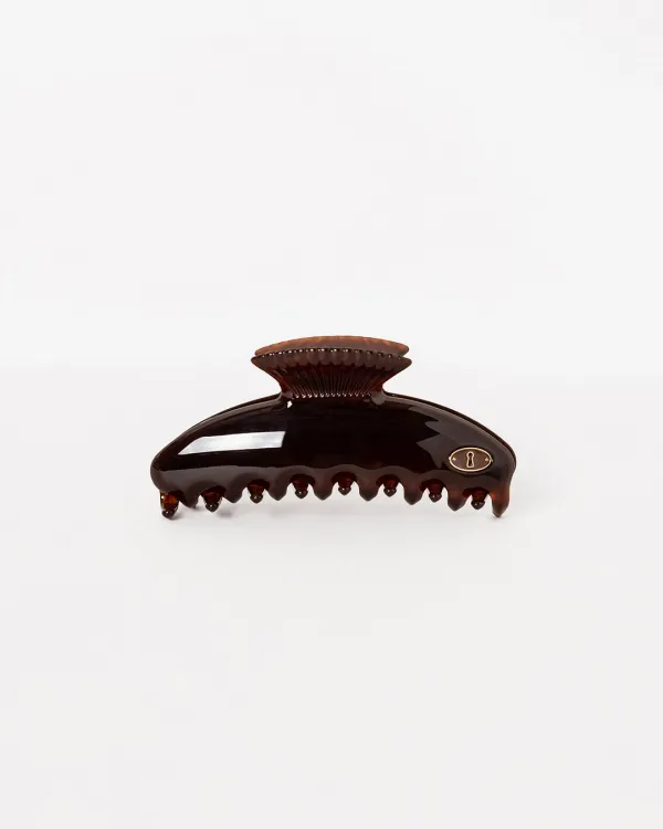 Classy Logo Shell Hair Clip
