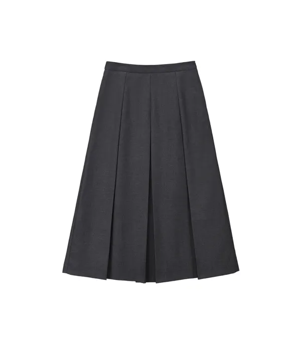 MODERN BOX PLEATED SKIRT