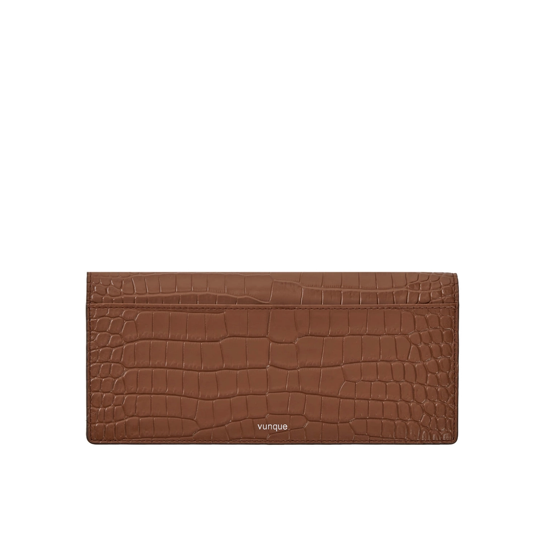 분크 Occam V Long Wallet Croco (오캄 V 장지갑) Camel 상품 이미지 2