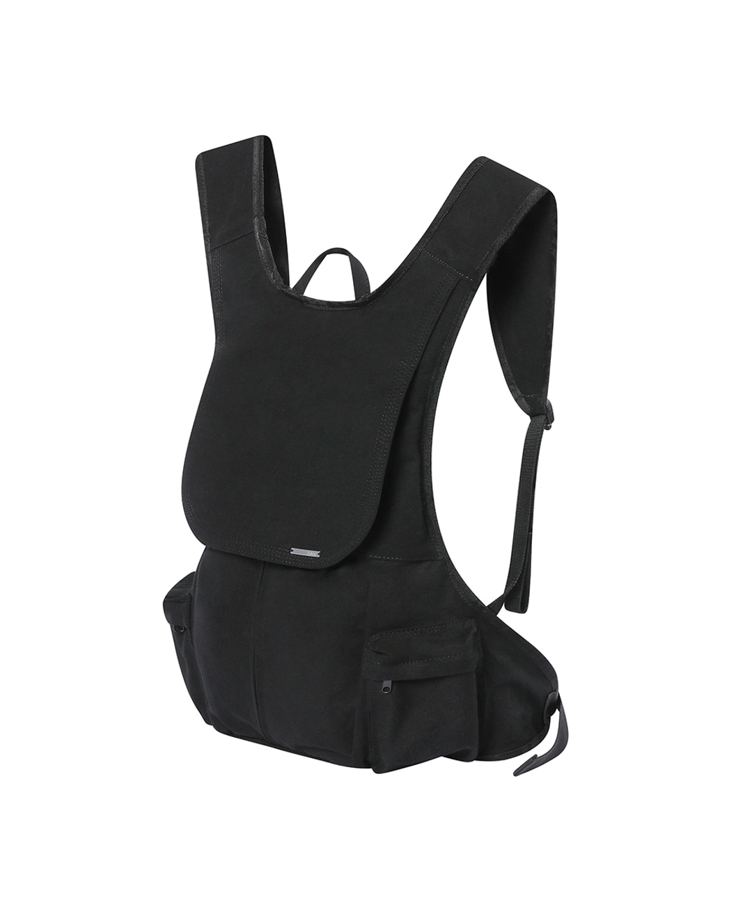 미세키서울 Side pocket vest backpack BLACK 상품 이미지 2