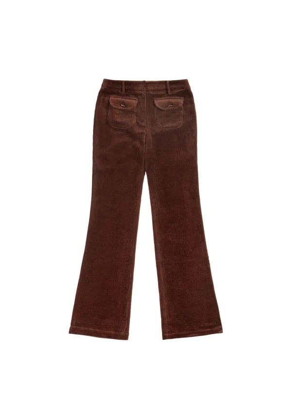Mused Corduroy Pants - Brown