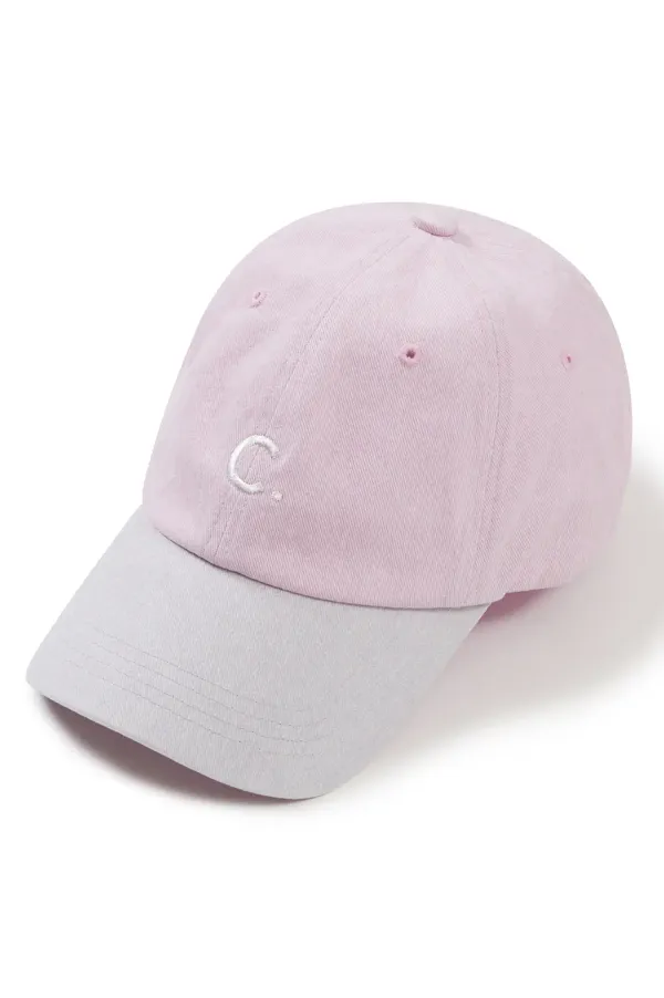 [24SS clove] Pigment Ball Cap Colorblock (Lavender)