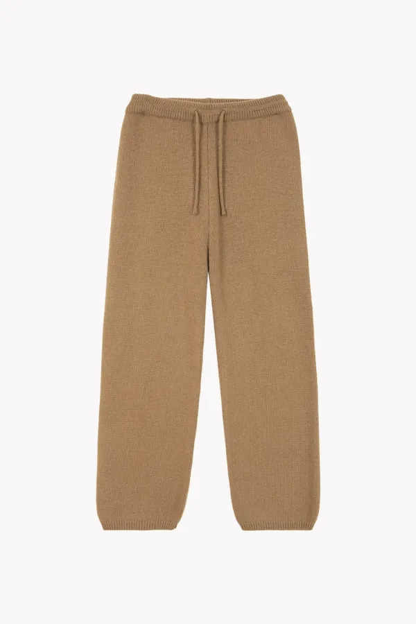 Selden Wool Knit Pants (Camel)