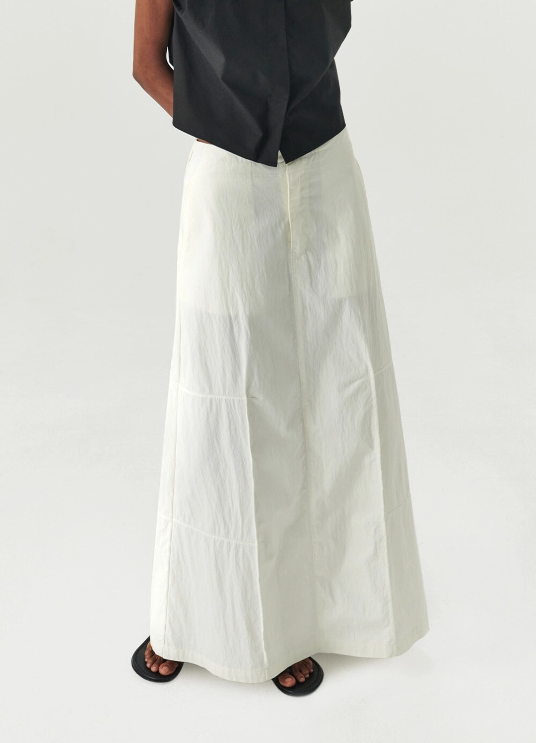 르바 Chino Maxi Skirt - White 상품 이미지 2