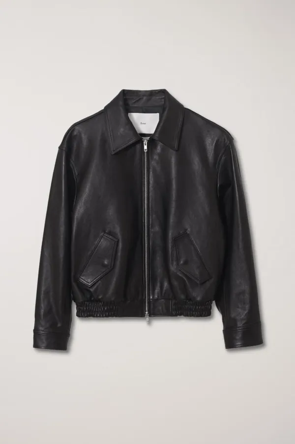 UNISEX LAMBSKIN BLOUSON BLACK_UDJU4C102BK