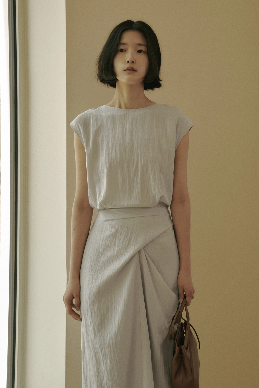 세이지먼트 ARIA TWIST STRAP DRESS_GRAY 상품 이미지 2