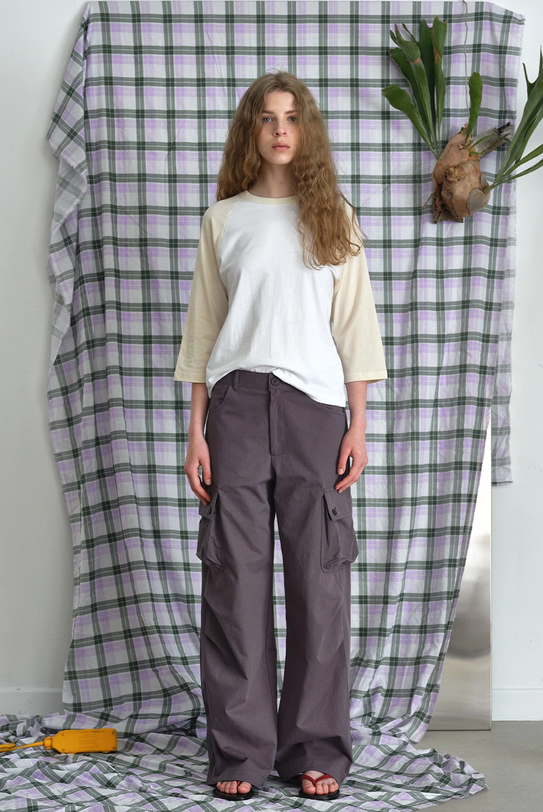 브렌다 브렌든 NCFV cargo pants - charcoal 상품 이미지 2