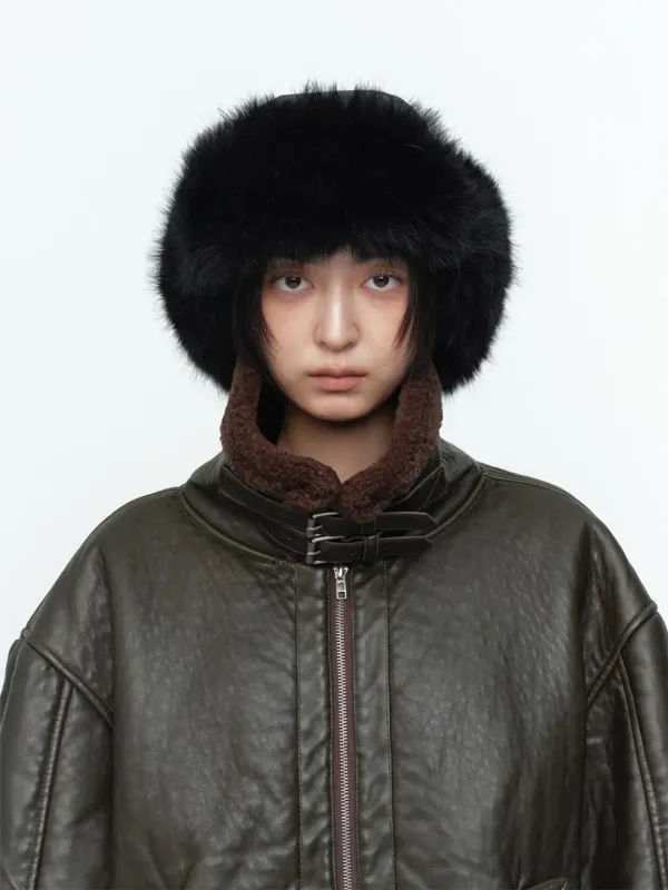 Fur Trooper Hat [Black]