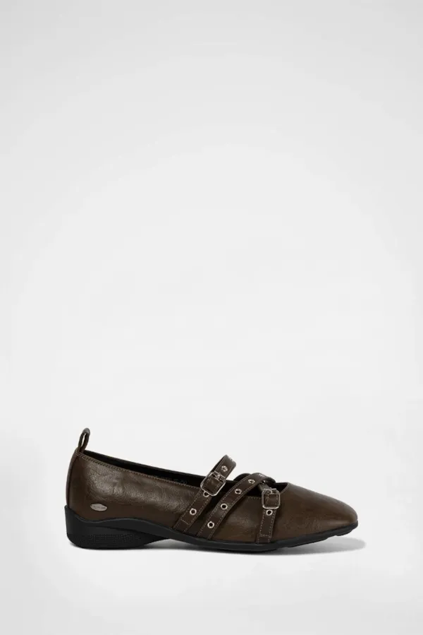 TRIVEL FLAT / BROWN