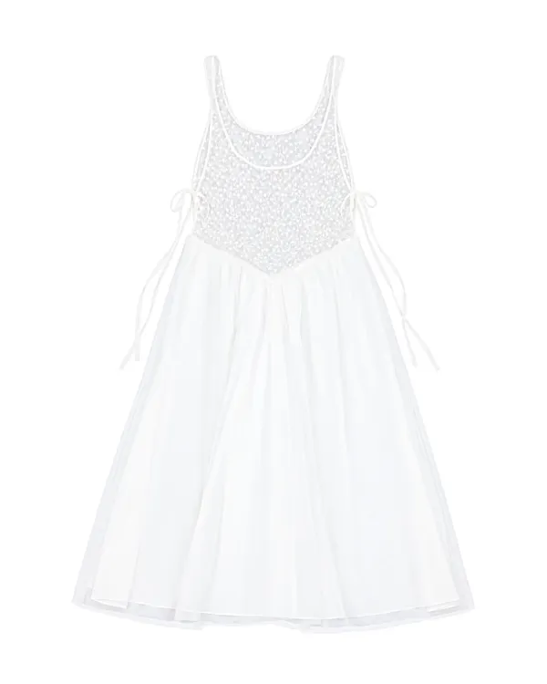flétta 144 Perles Dress_White