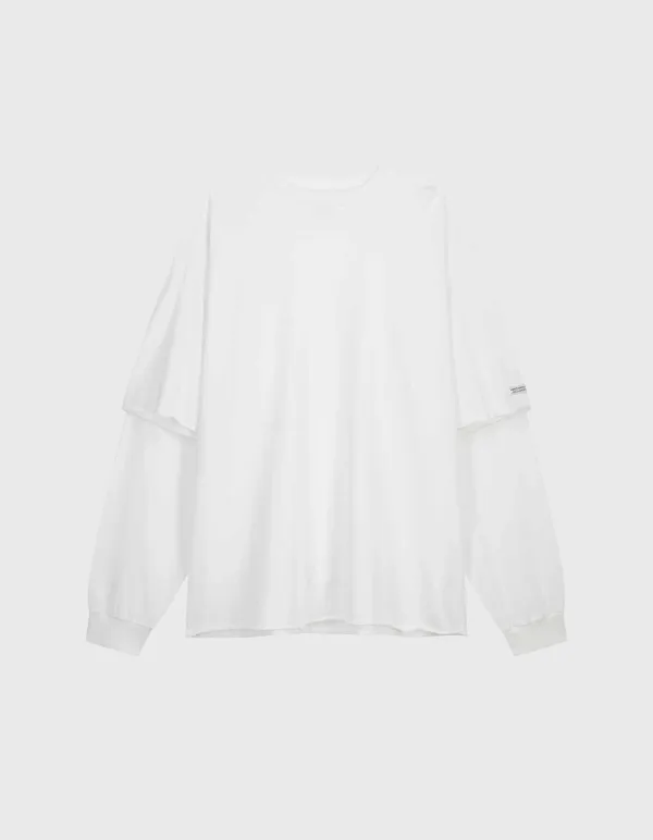 DOUBLE LAYER LONG SLEEVE / White
