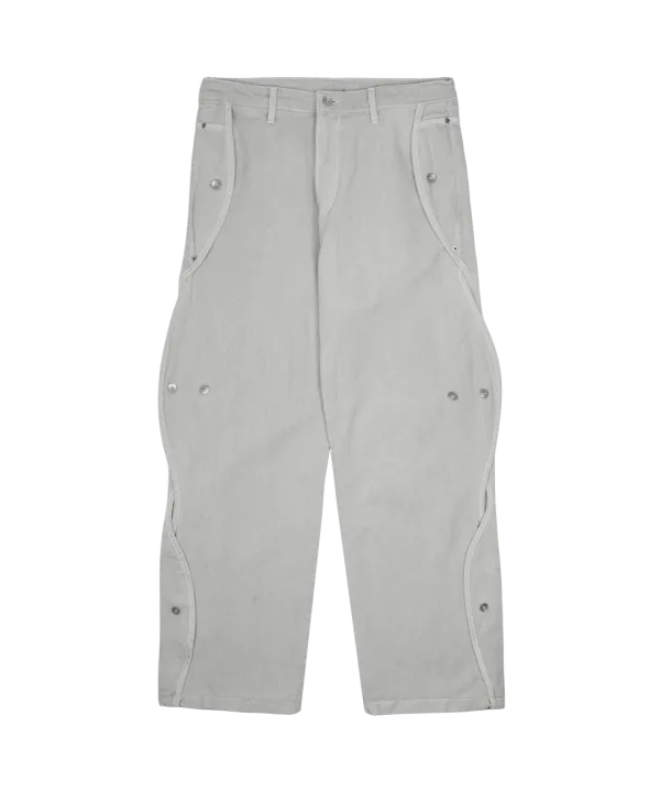 COTTON WAVE PANTS [GREY]
