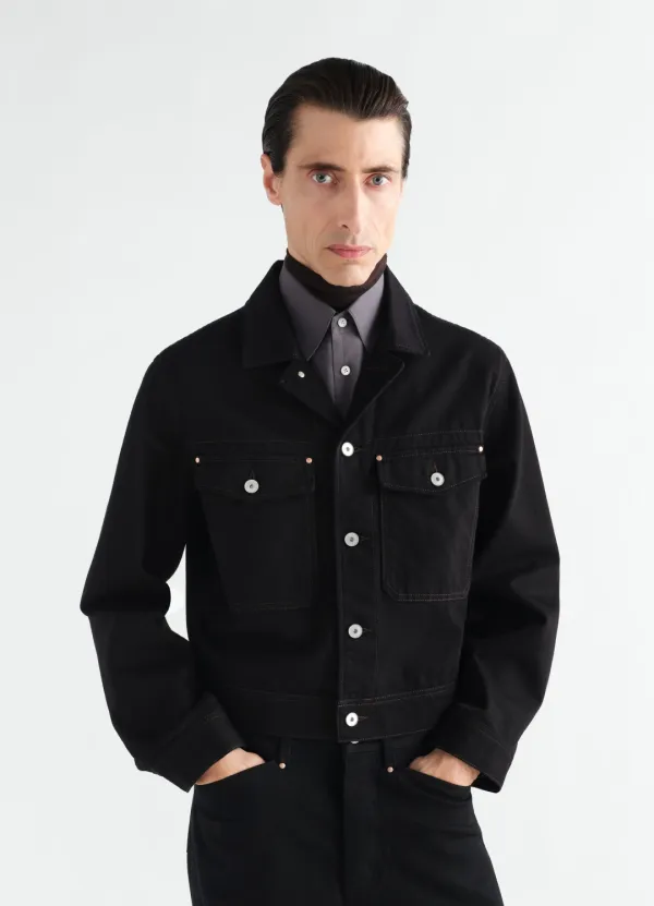 TRUCKER JACKET IN DENIM