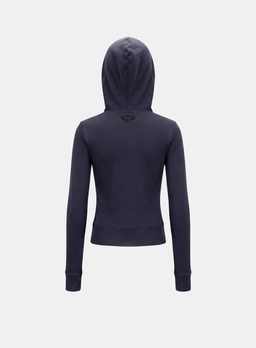 배드블러드 [w-hde26-004] BS Cotton Jersey Zip-Up Hoodie - Navy 상품 이미지 2